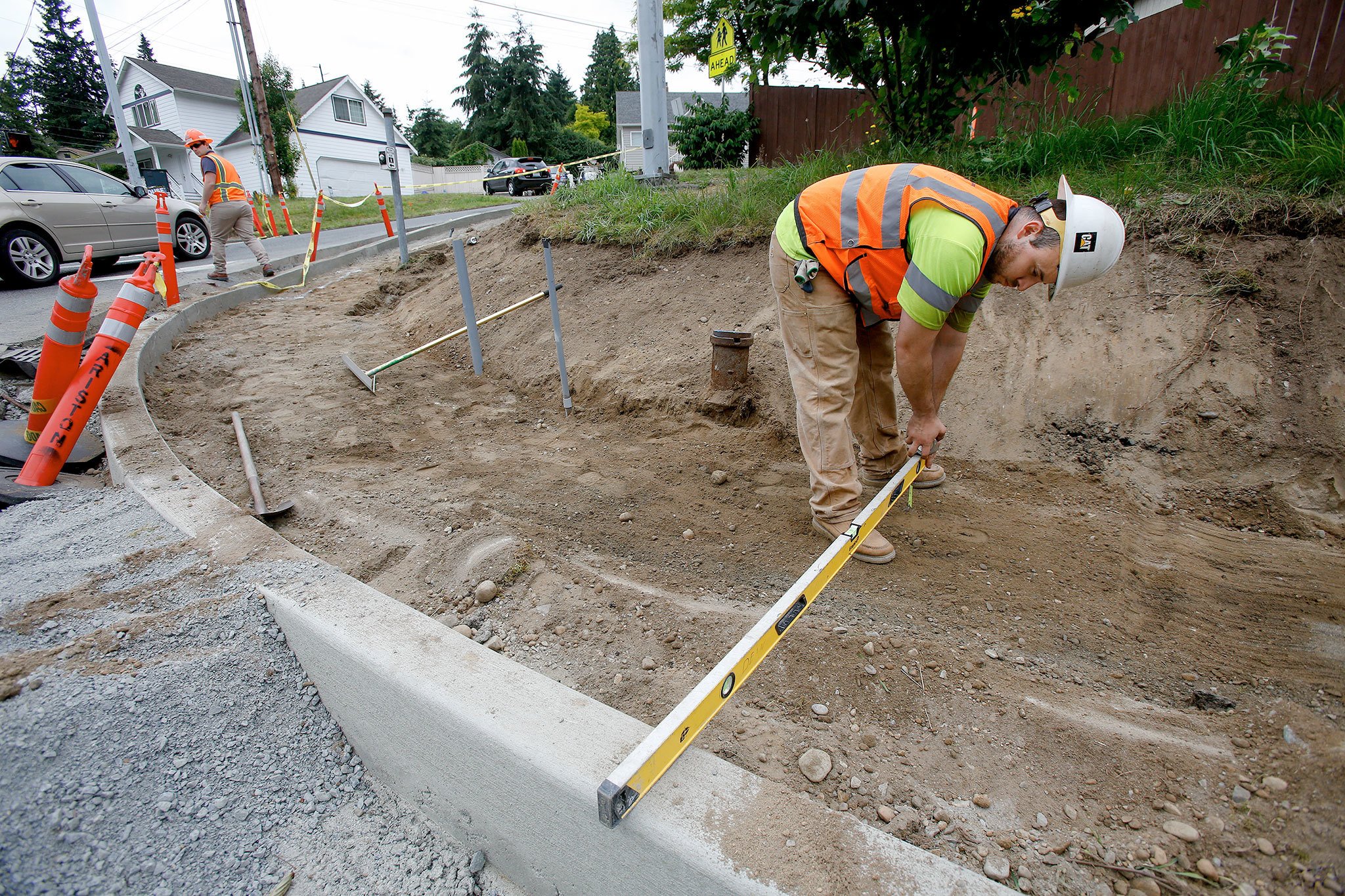 Sidewalks and Curbs in Houston TX - Commercial Concrete Contractors Houston TX